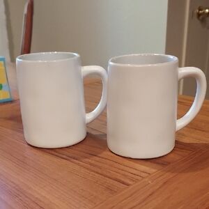 Hearth & Hand White Ceramic Mug Pair